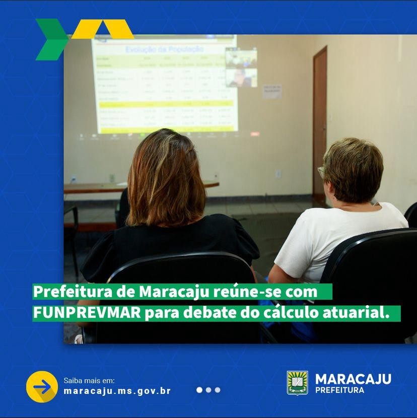 Prefeitura de Maracaju reúne-se com FUNPREVMAR
